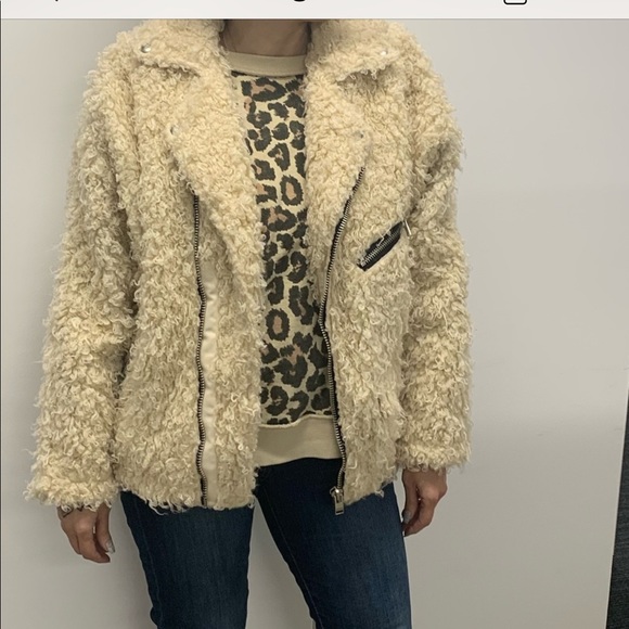 💀✨Urban Outfitters X Unif Shearling Edgy Coat - Picture 6 of 7